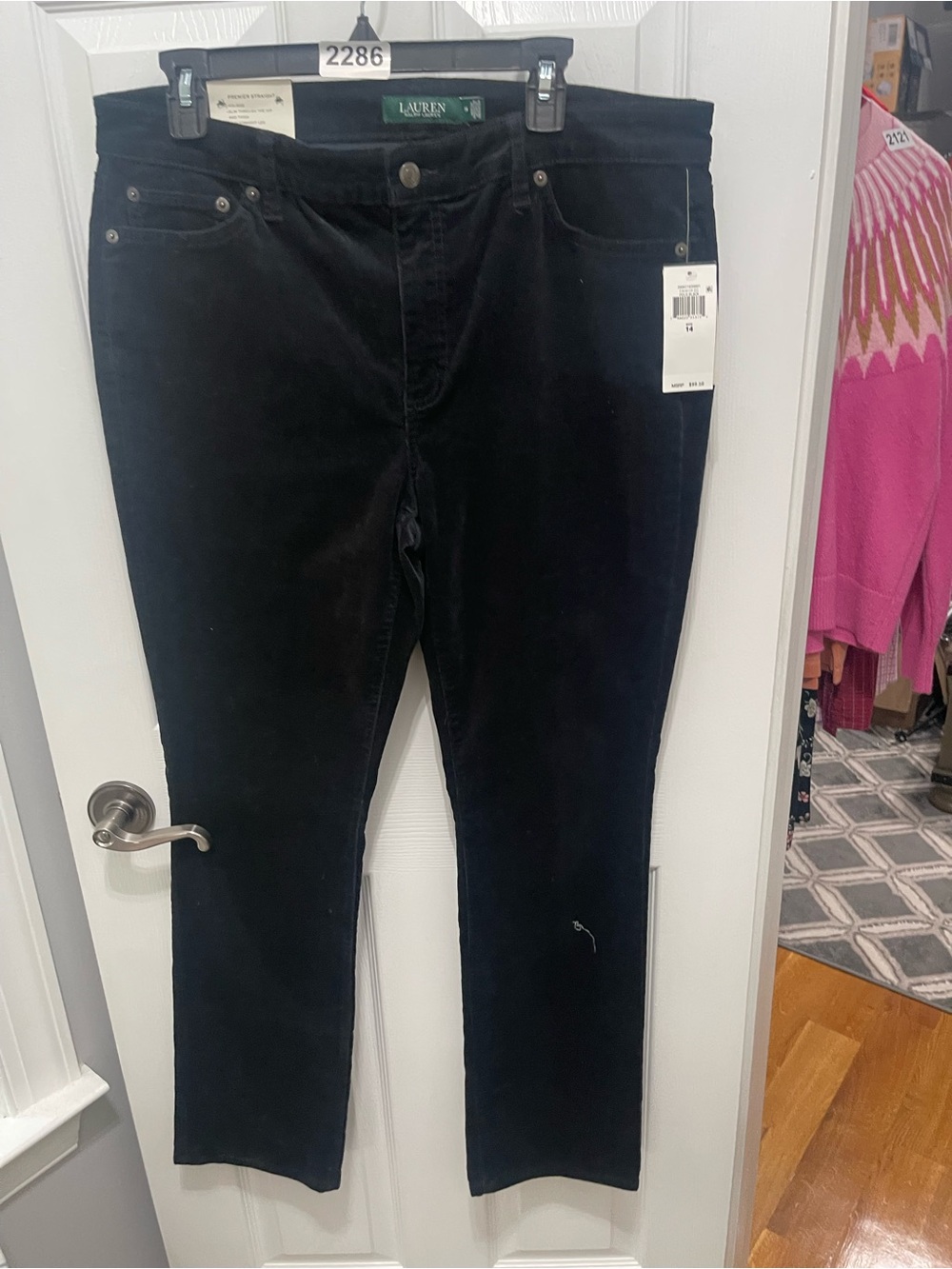 Lauren Ralph Lauren Navy-Black Straight Leg Jeans